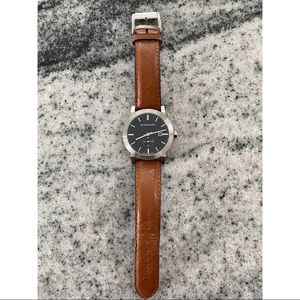 Burberry Men's Brown Leather The City Watch